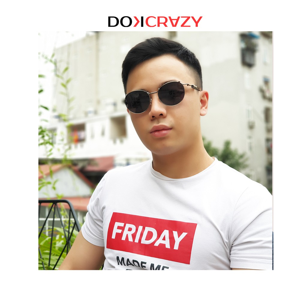 Kính mát ngầu chất GUSTAS DOKCRAZY dáng phi công mắt râm phân cực thời trang nam nữ chống UV, bụi, đi biển, đêm, đường