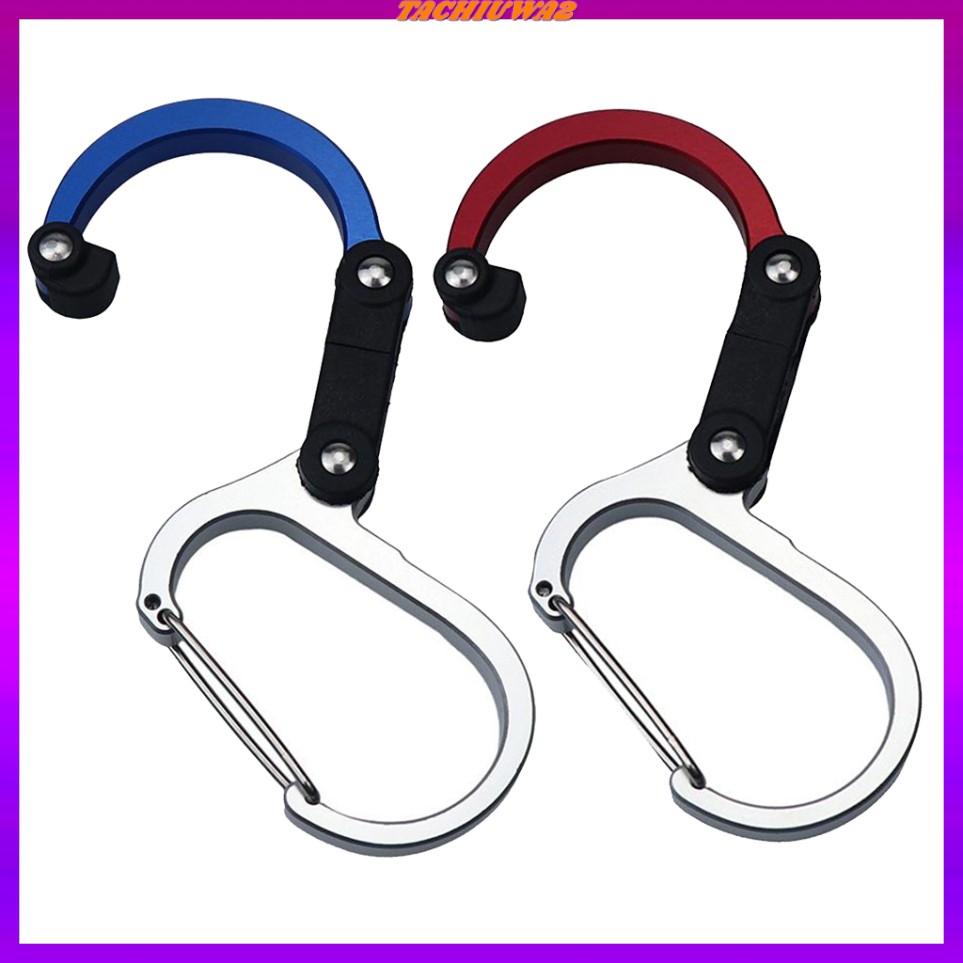 [Tachiuwa2] Móc Kẹp Mini Màu Đỏ Cho Hành Lý Du Lịch