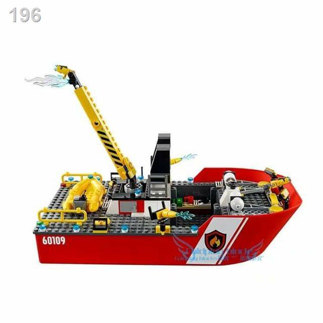 [HOT][CÓ SẴN] Lego City Bela 02057 : Xếp Hình Tàu thuyền cứu hỏa 461 mảnh