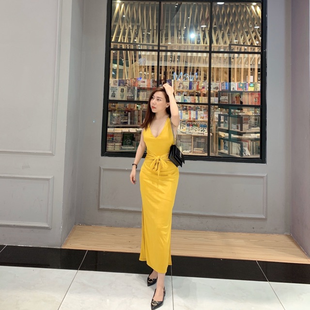 Đầm Body vàng