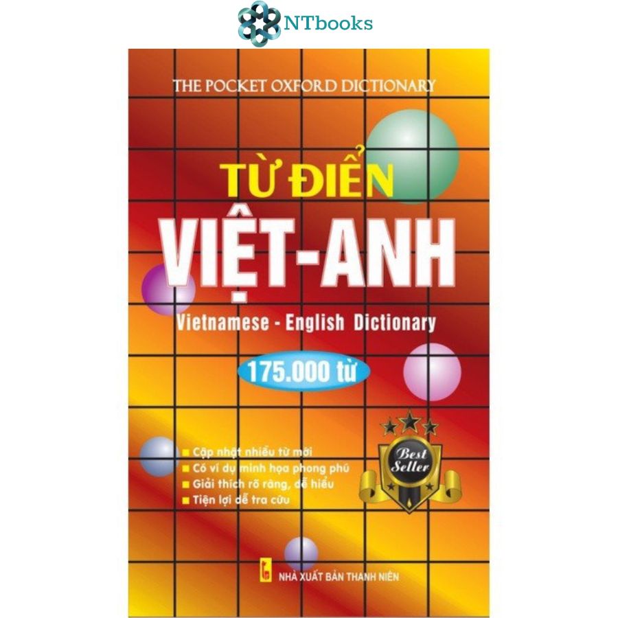 Sách Từ điển Việt - Anh 175.000 từ - Khổ 10x15.5cm