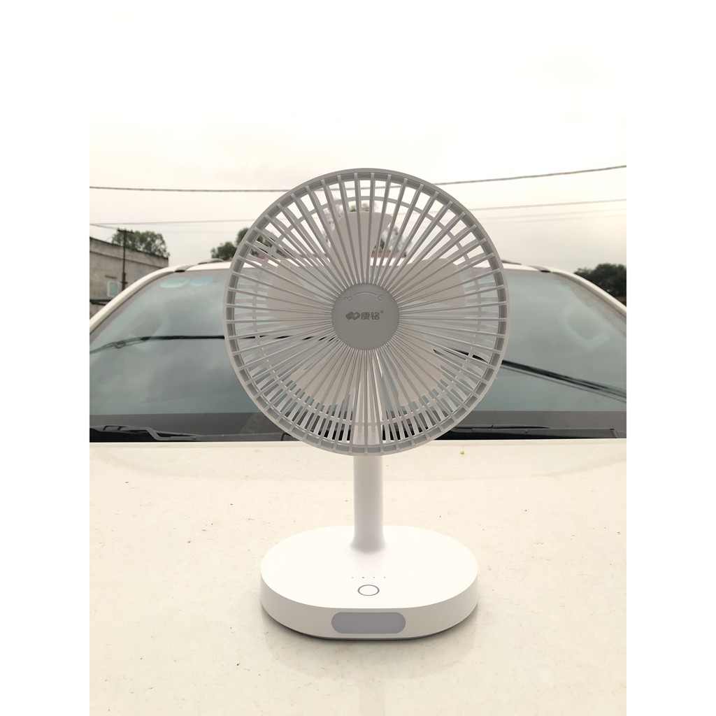 QUẠT SẠC TÍCH ĐIỆN CÓ ĐÈN 3IN1 KM - F0326 (SIÊU GIÁ RẺ) | BigBuy360 - bigbuy360.vn