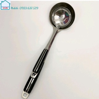 Vá múc canh cán nhựa inox/Mui múc canh