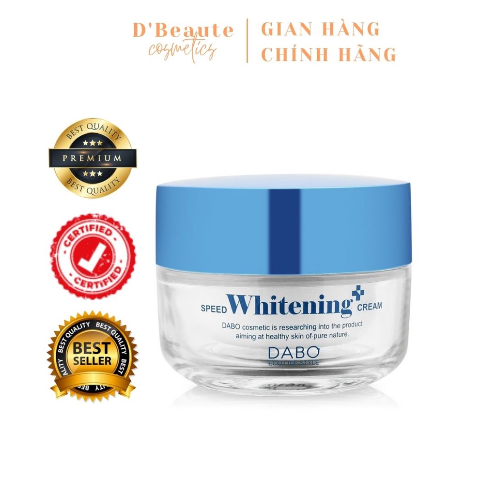 Kem dưỡng trắng và chống lão hoa da cho da nhạy cảm Dabo Speed Whitening-Up (50ml) - Hàn Quốc Chính Hãng