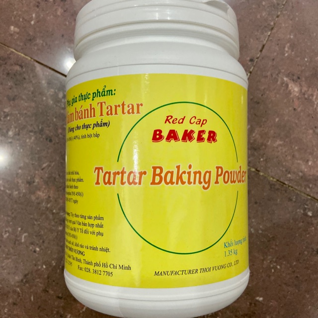 Bột tartar (cream of tartar) 100g