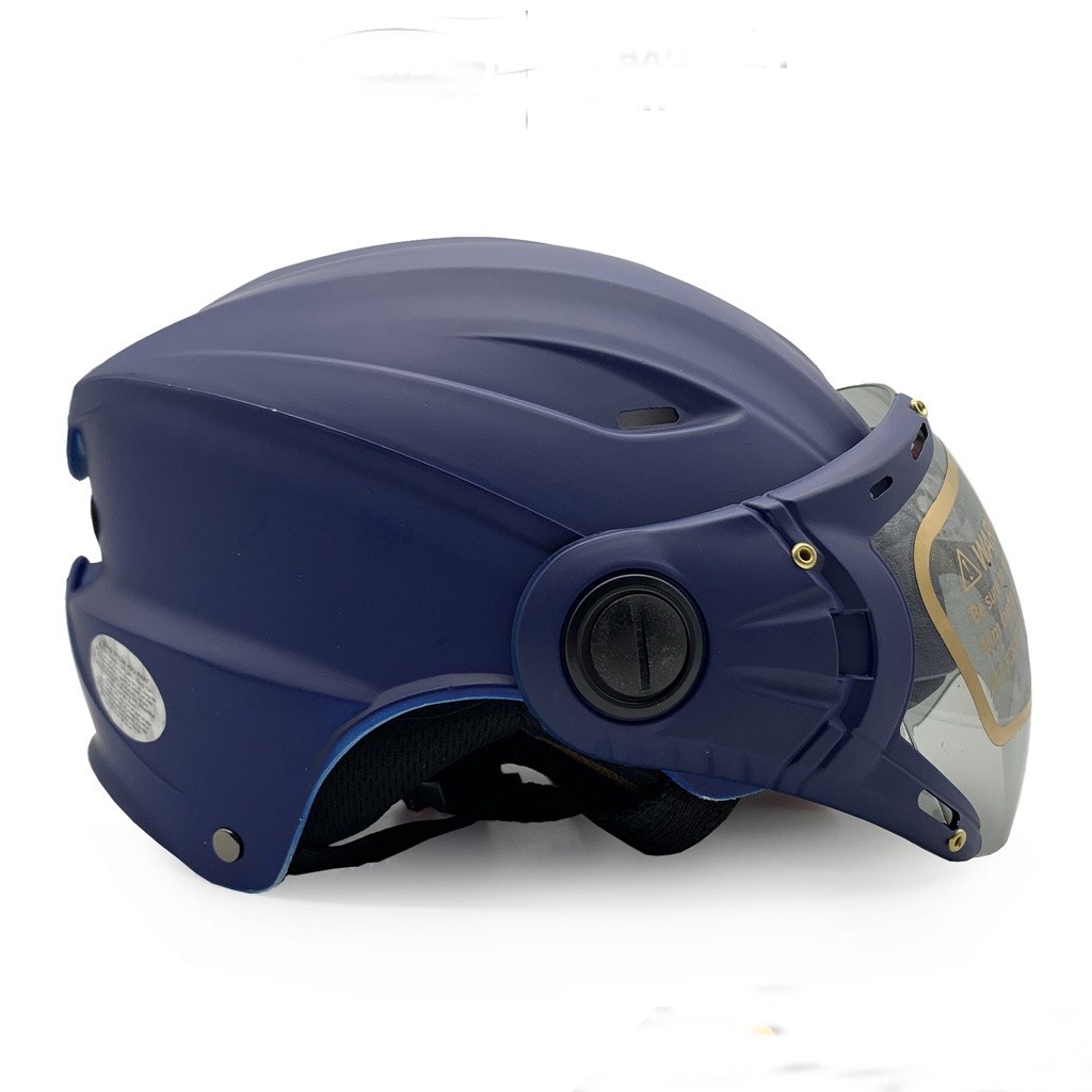 Mũ bảo hiểm nửa đầu có kính dành cho nam SUNDY HP-01K an toàn, thời trang, nhiều màu, Freesize (vòng đầu 55-61cm)