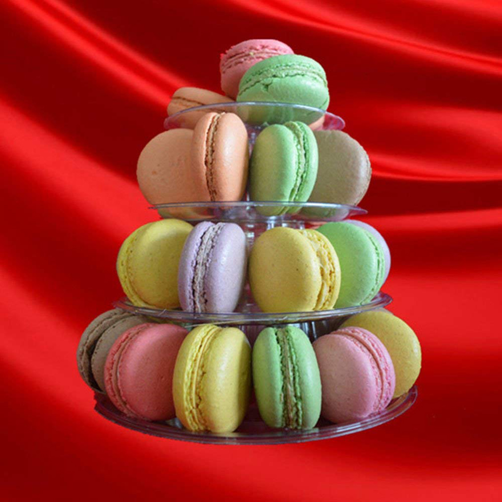 Macaron Cake Cupcake Stand with Box, Wedding Event Party Display Tower Plate