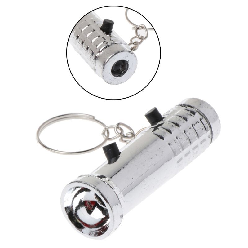 Móc Khóa Đèn Pin Led 2 Trong 1 Tiện Dụng