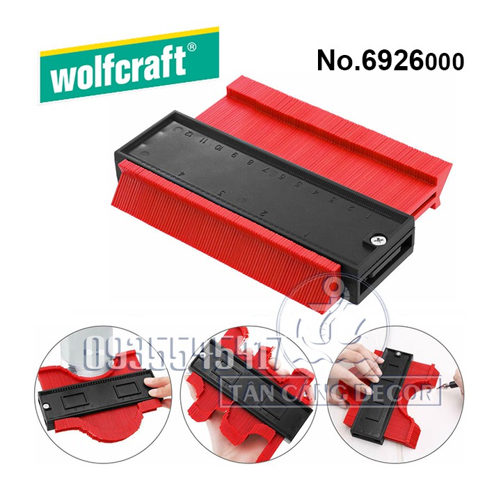 Dụng Cụ Chép Hình Mẫu Wolfcraft ( Có 2 Cỡ 125 / 250 mm )