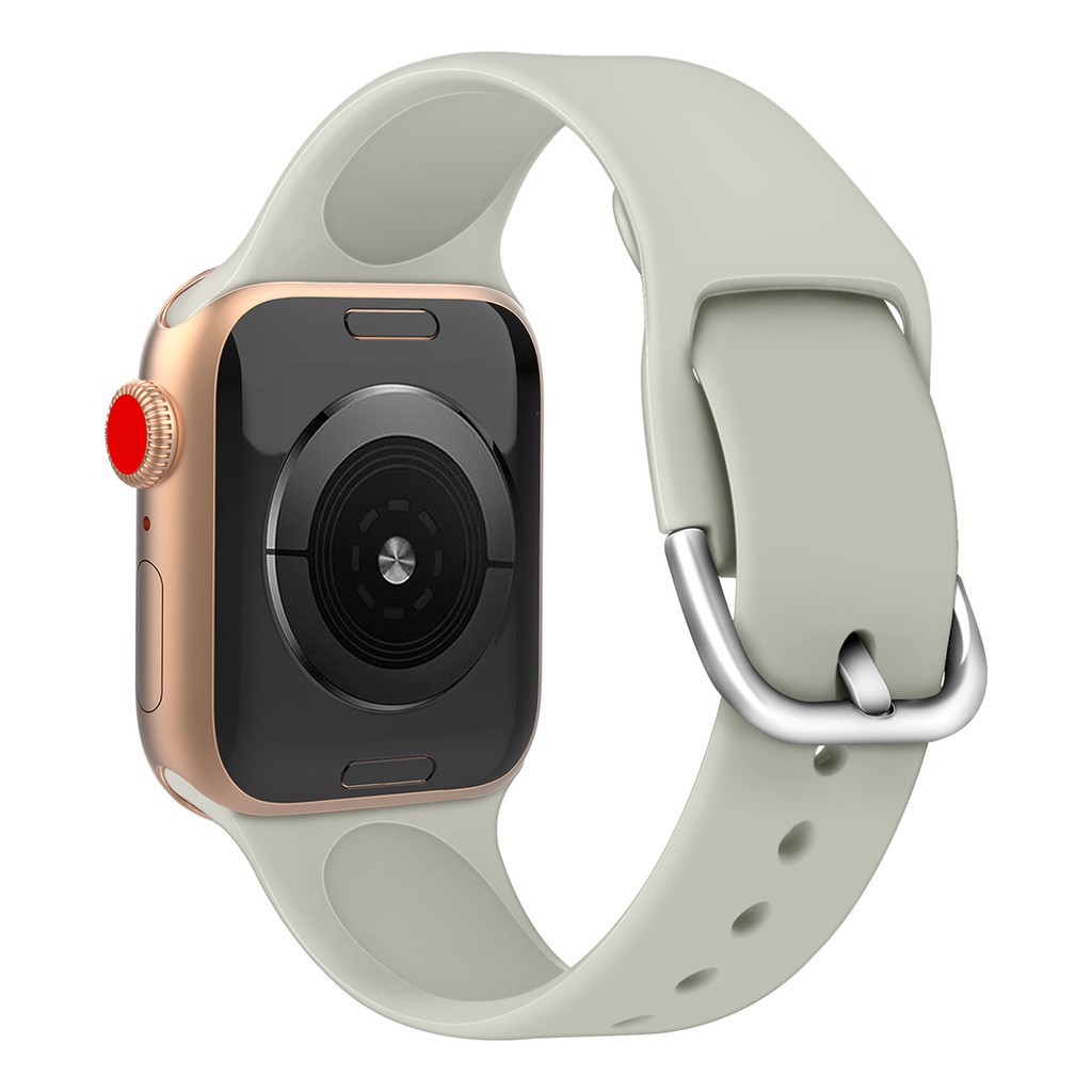 Dây đeo đồng hồ thông minh 10 màu sắc tùy chọn thích hợp cho Apple Watch 7 5 4 3 2 1 45mm 41mm 44mm 40mm 42mm 38mm M/ S