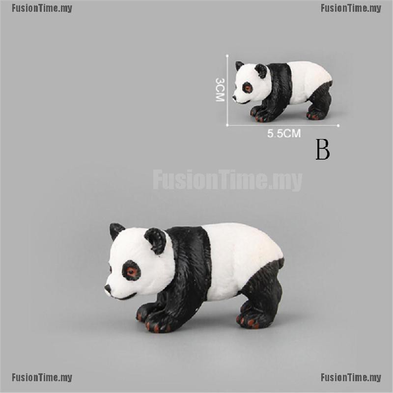 Mô Hình Gấu Trúc Mini Bằng Nhựa Dùng Làm Quà Tặng Cho Bé