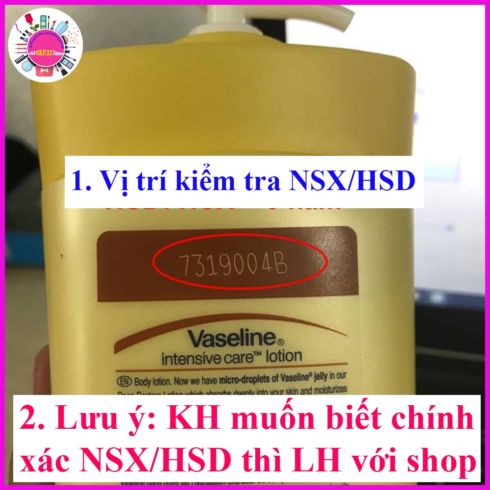 SỮA DƯỠNG THỂ VASELINE CHAI VÀNG