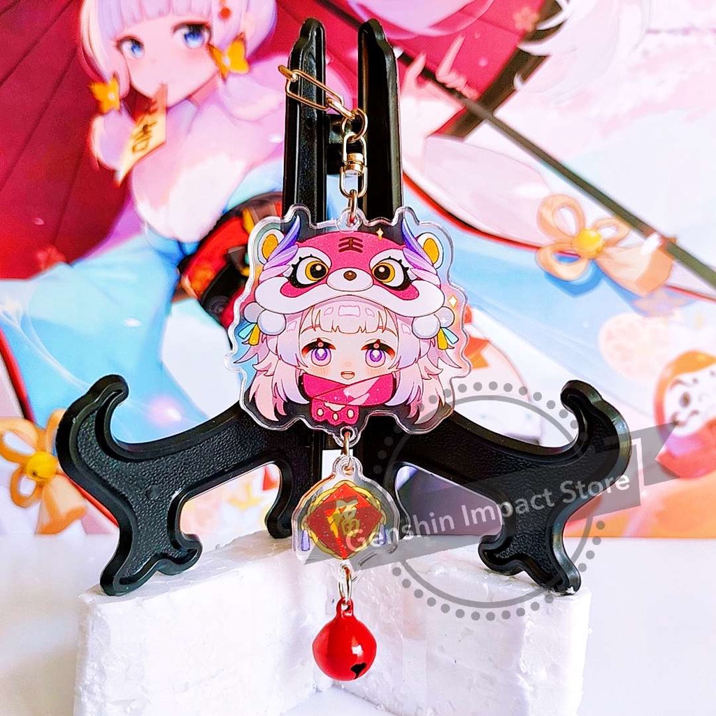 KOKOMI Móc khóa nhân vật game Genshin Impact PHIÊN BẢN TẾT (in giữa acrylic)