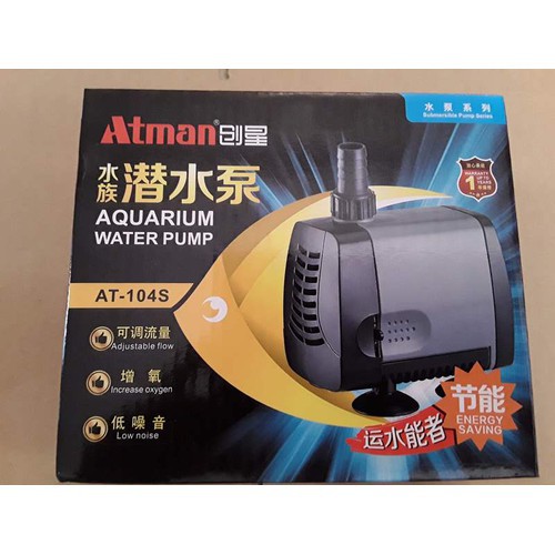 Bơm hồ cá Atman AT-104s tiết kiệm điện