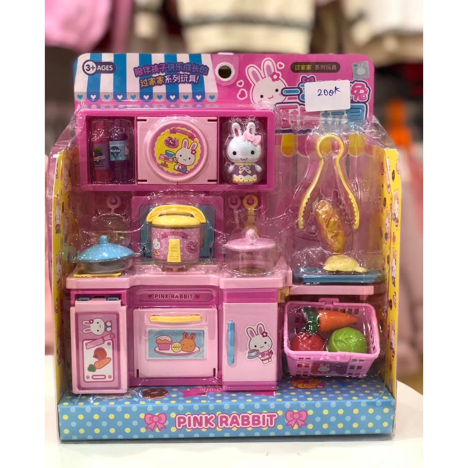 Đồ chơi nhà thỏ nhiều mẫu Pink Rabbit
