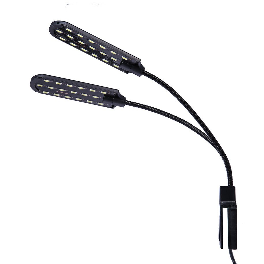 【Fitslim】Đèn LED chiếu sáng bể cá 2 đầu với phích cắm EU
