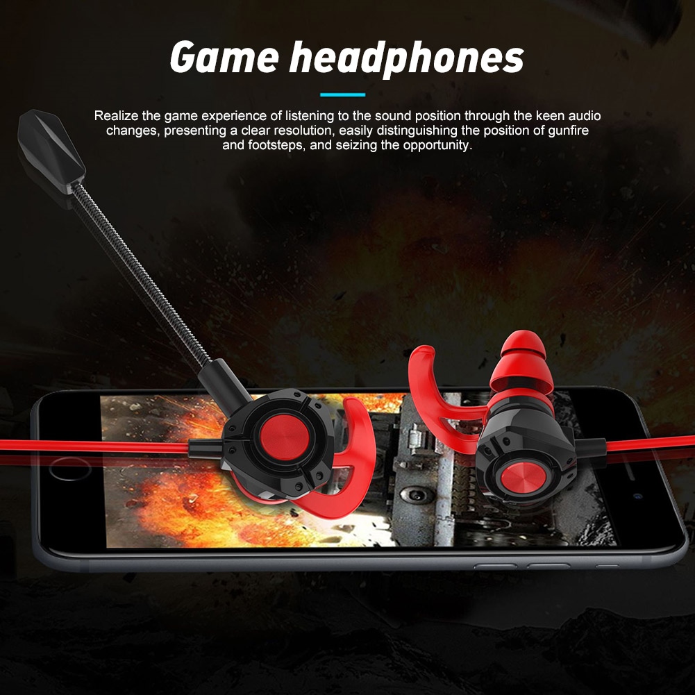 Tai Nghe Nhét Tai Có Dây 3.5mm Kèm Microg22 Dùng Để Chơi Game