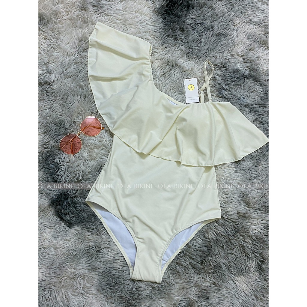 [ FREESHIP XTRA] Bikini lệch vai sang chảnh Hàn Quốc ảnh thât+video 100% sẵn L,XL- OLA BIKINI | BigBuy360 - bigbuy360.vn