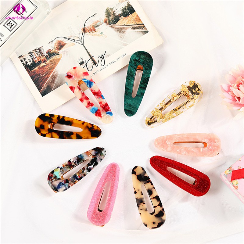 Kẹp tóc giọt nước kiểu vintage cho nữ