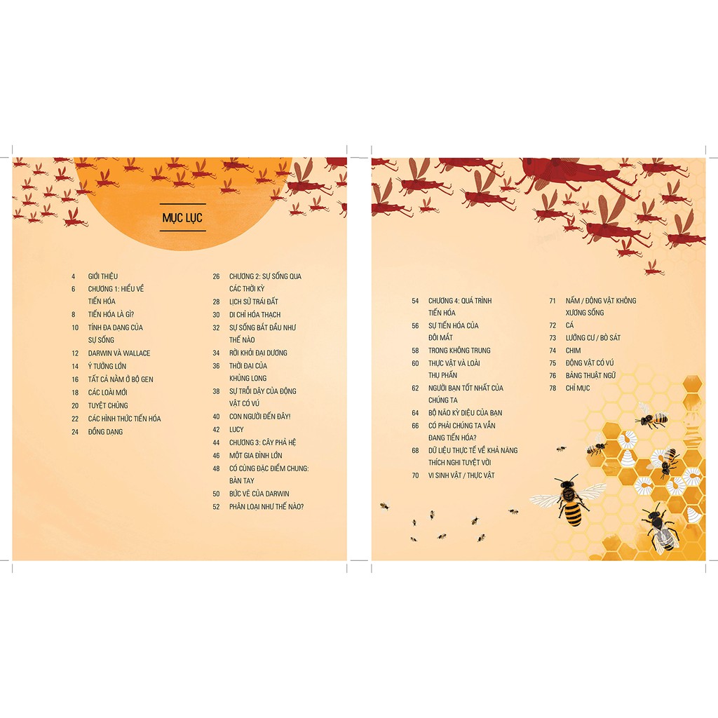 Sách cho bé - Amazing Evolution - HÀNH TRÌNH CỦA SỰ SỐNG