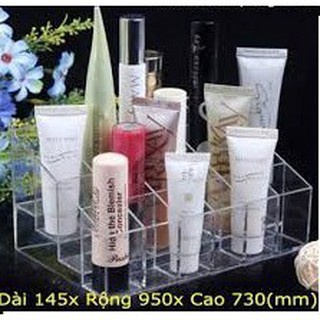 KHAY ĐỰNG SON 24 Ô TRONG SUỐT TIỆN LỢI