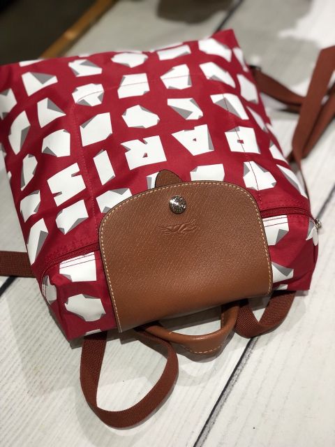 Balo Longchamp đỏ