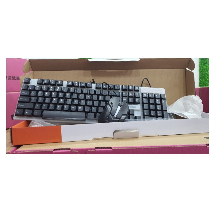 Bộ Bàn Phím Chuột giả cơ LED 7 Màu Q300 , Phím nhậy , độ nhẩy cao , Bảo hành 12 Tháng 1 đổi 1 | BigBuy360 - bigbuy360.vn