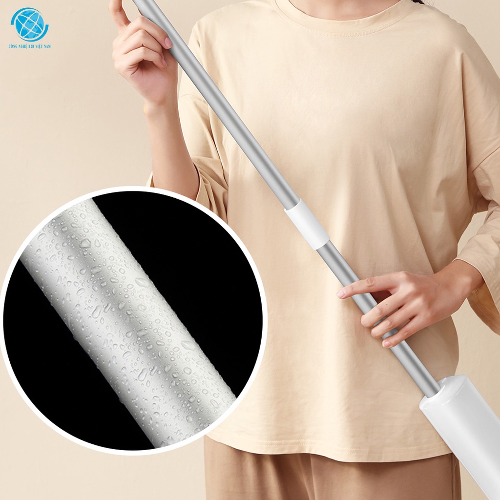 Cây lau nhà phun sương Xiaomi Lanxiaoyu không rỉ sét - chế độ phun sương xa đến 94cm