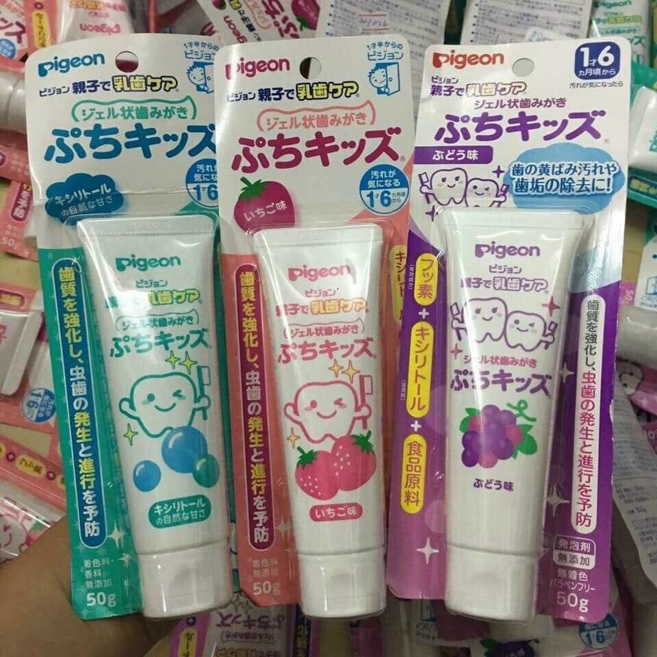 Kem đánh răng dành cho bé Pigeon 50g