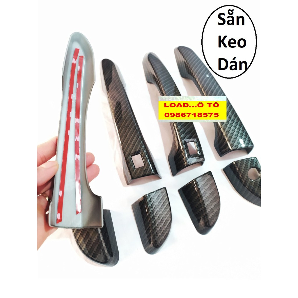 Ốp Tay Nắm Cửa Carbon Xe Huyndai Tucson 2018-2021 Cao Cấp Nhất Thị Trường