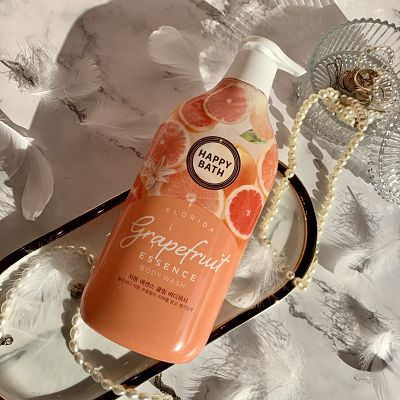 Sữa Tắm Nước Hoa Happy Bath Cam Bưởi Sáng Mịn Da Grapefruit Body Wash 900gr