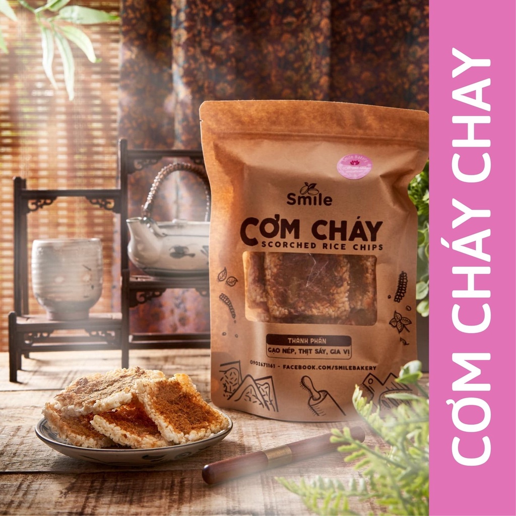 Cơm cháy ăn Chay gói 150gr-250gr SmilePlanty