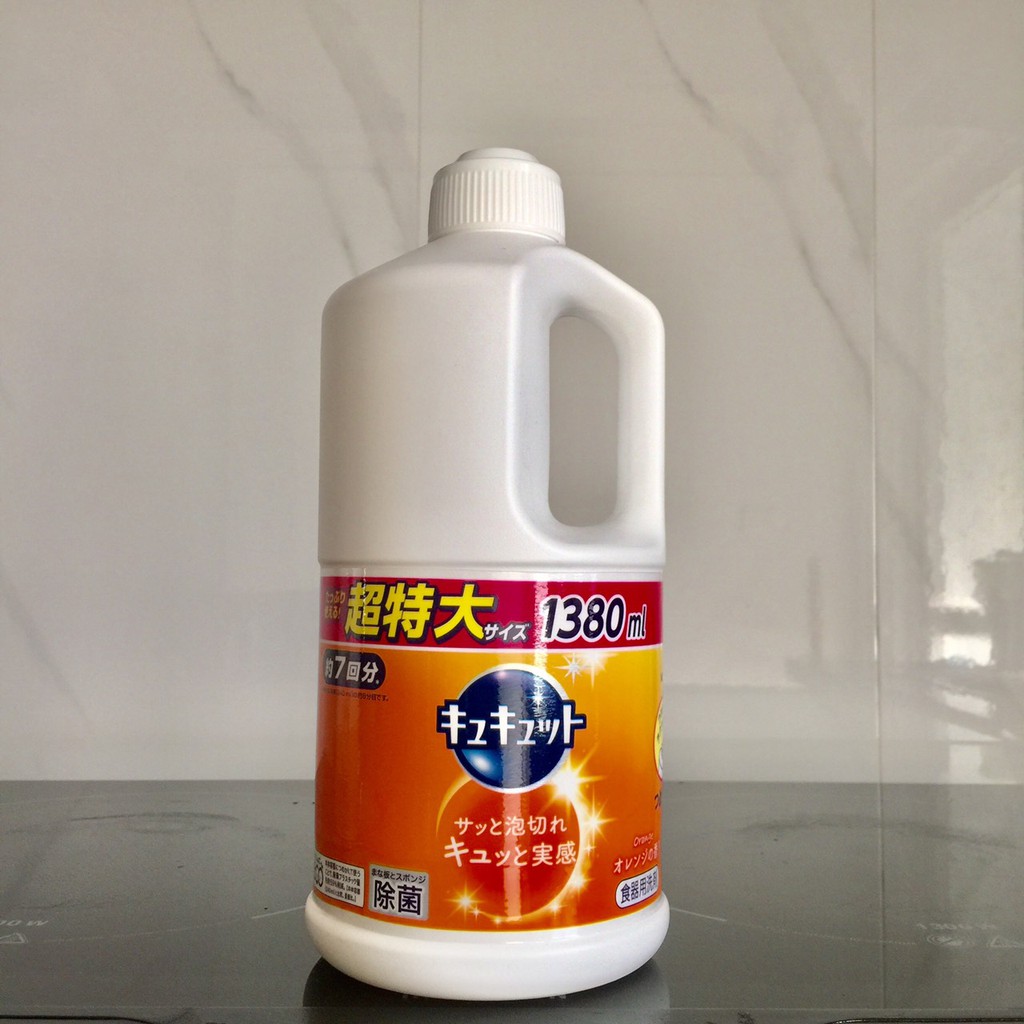 Nước Rửa Bát Kao, Nước Rửa Chén Kao 1380ml Nội Địa Nhật Bản