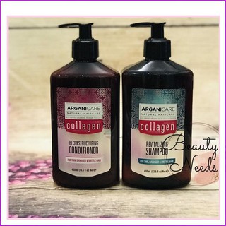 Cặp dầu gội xả Argani care collagen của pháp