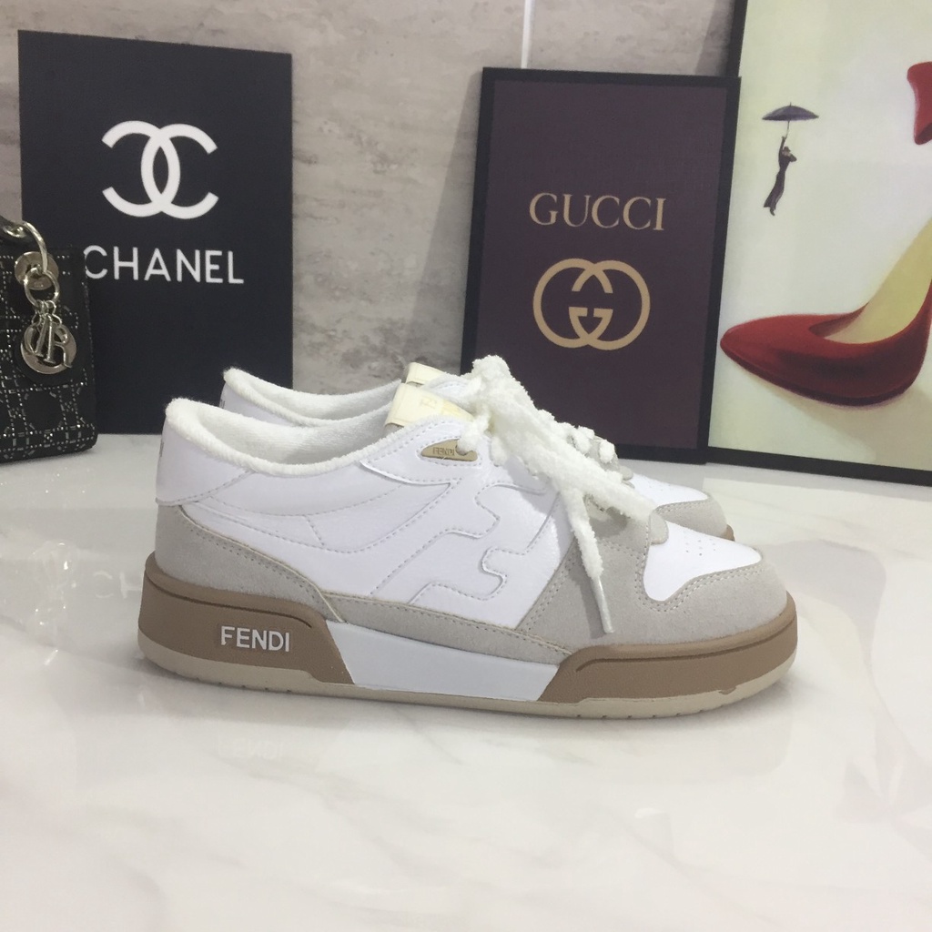 Giày Sneaker Da Lộn Cổ Thấp Thời Trang Cho Nữ