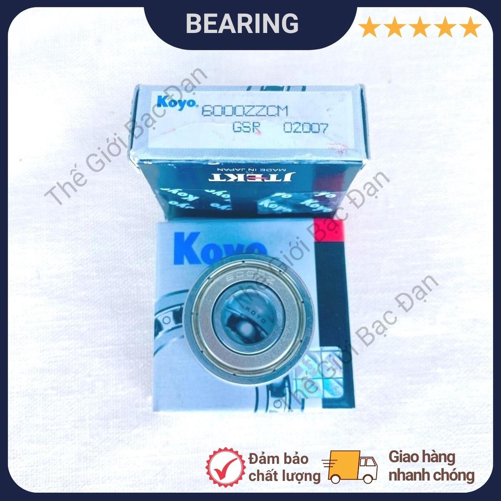 Vòng bi bạc đạn 6000 ZZCM KOYO -hàng đẹp - chất lượng cao-Thế Giới Bạc Đạn