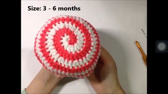 Nón len xoắn ốc cho bé 3 đến 9 tháng