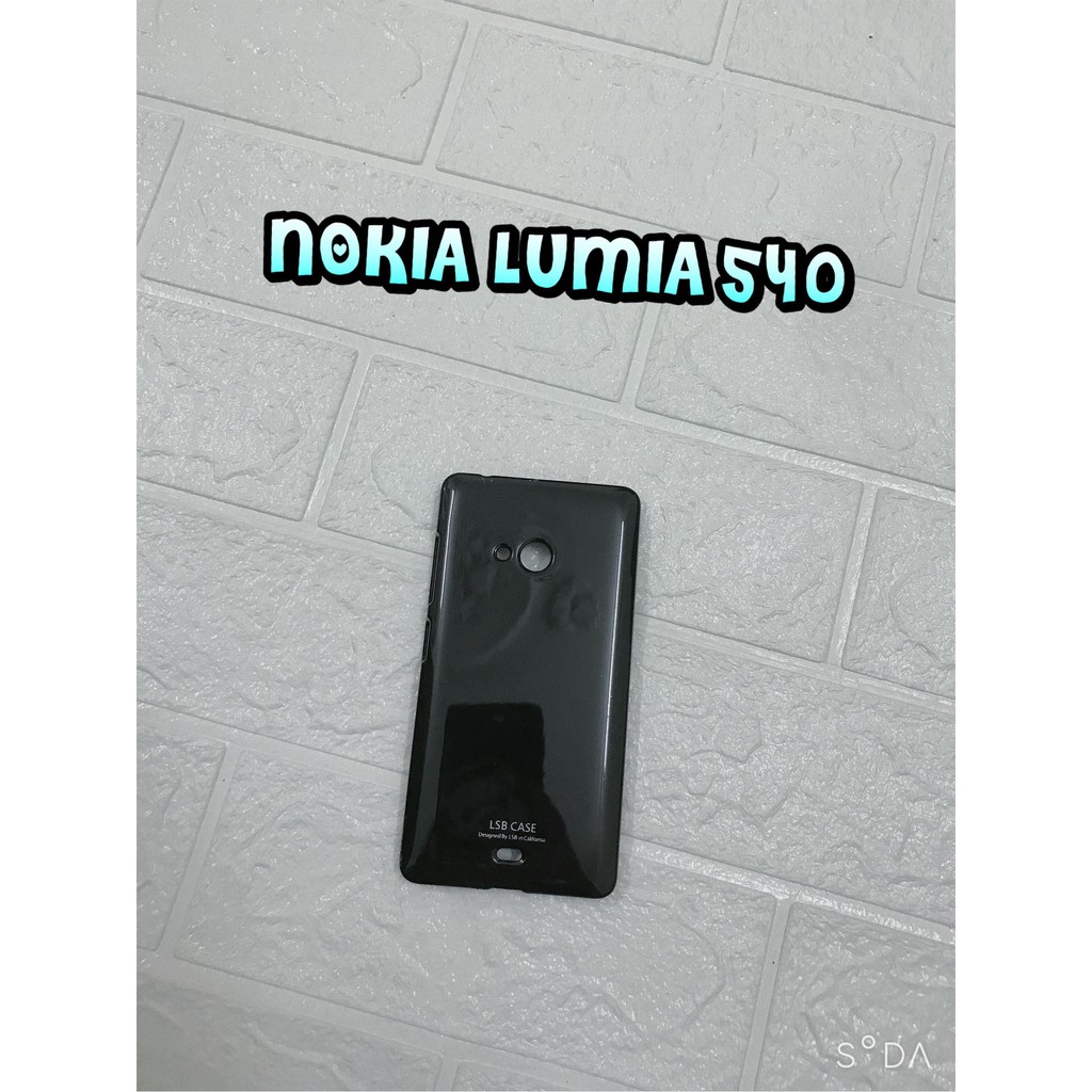 ( THANH LÝ) ỐP lưng SGP nhựa bóng Cho Lumia 540 ĐEN