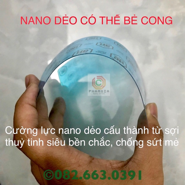 Dán cường lực oppo a91 a31 dẻo nano siêu trong, siêu bền, chống sứt mẻ trọn đời