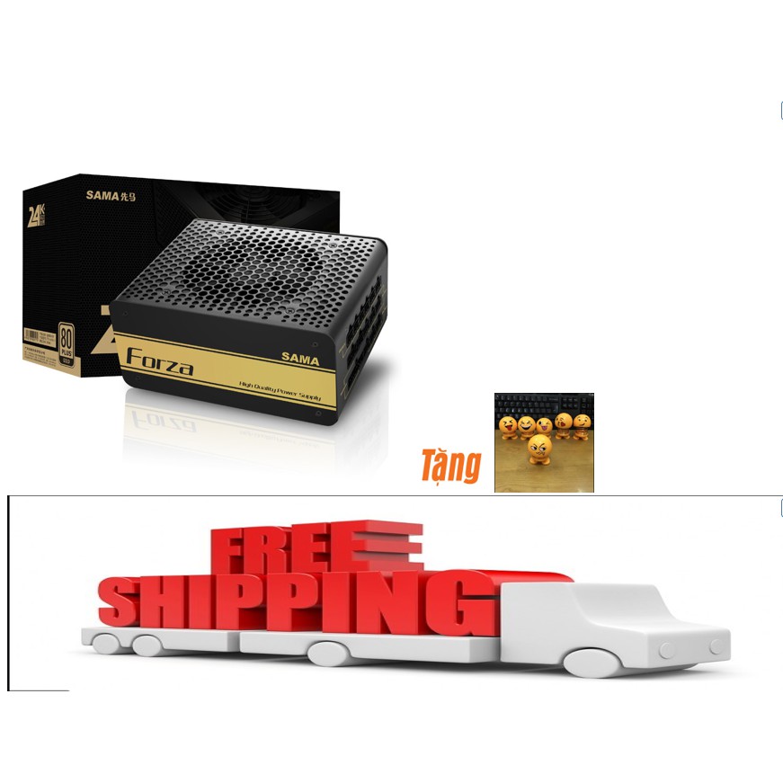 Nguồn Sama Forza 750wcst 80 plus Gold ful modull