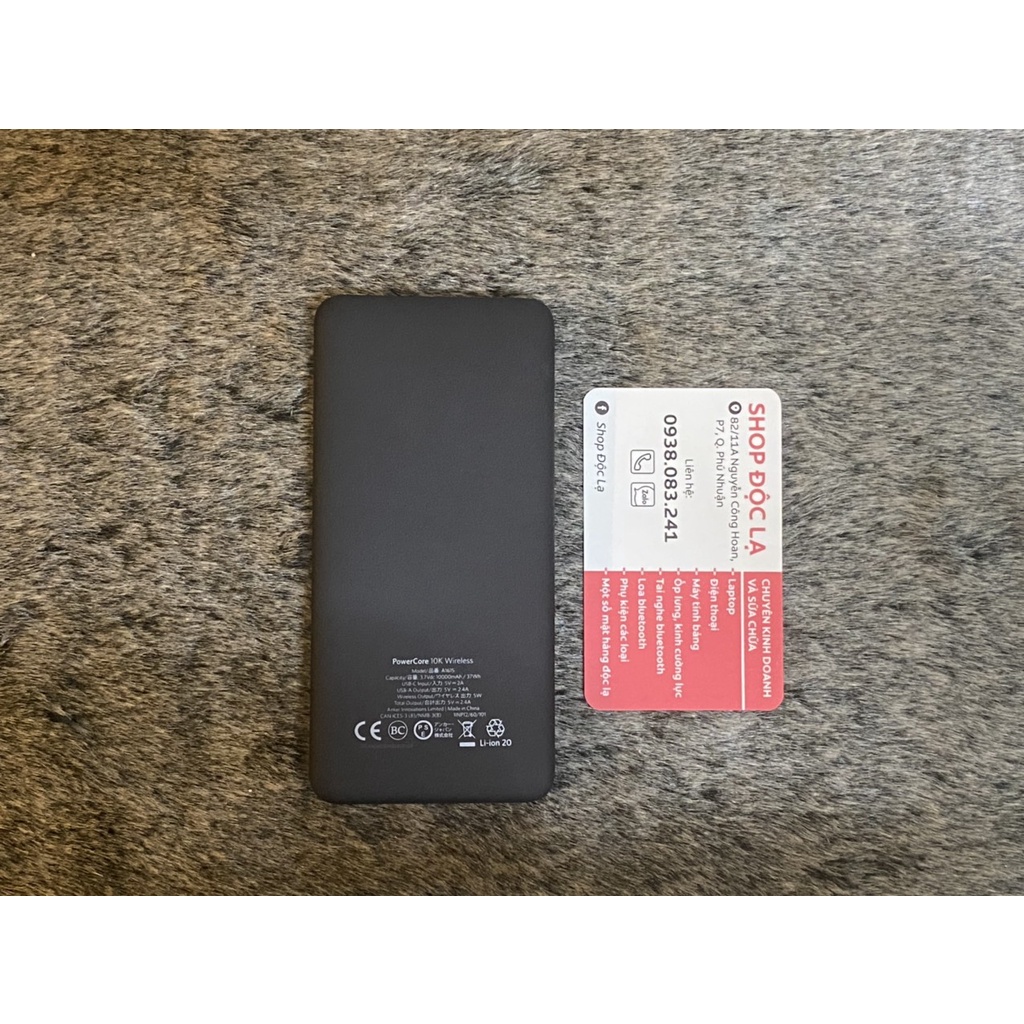 Pin Sạc Dự Phòng Không Dây Anker Wireless PowerCore 10000 mAh - A1615