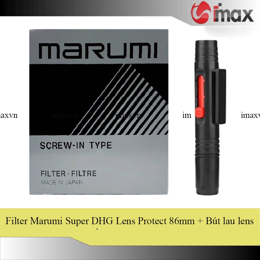Kính lọc Filter Marumi Super DHG Lens Protect 86mm (Hoằng Quân) + Bút lau lens