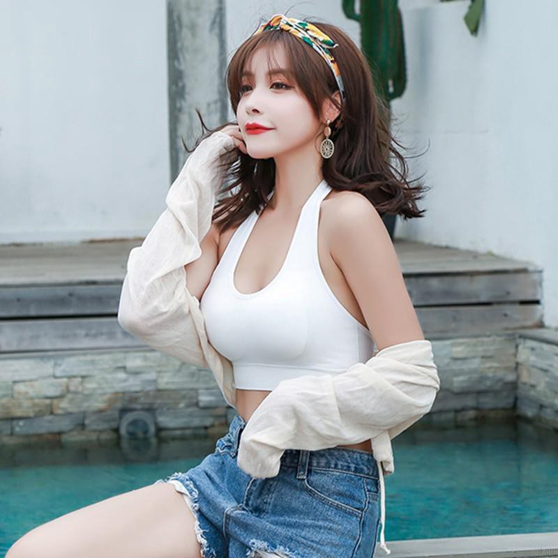 Áo Ngực Thể Thao Thiết Kế Cổ Chữ U Quyến Rũ