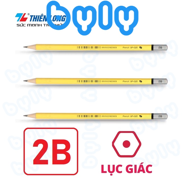 [Ship hỏa tốc] Bút chì gỗ ngòi 2B 𝑻𝒉𝒊𝒆̂𝒏 𝑳𝒐𝒏𝒈 GP-020 sản phẩm chất lượng cao - ByLy Store
