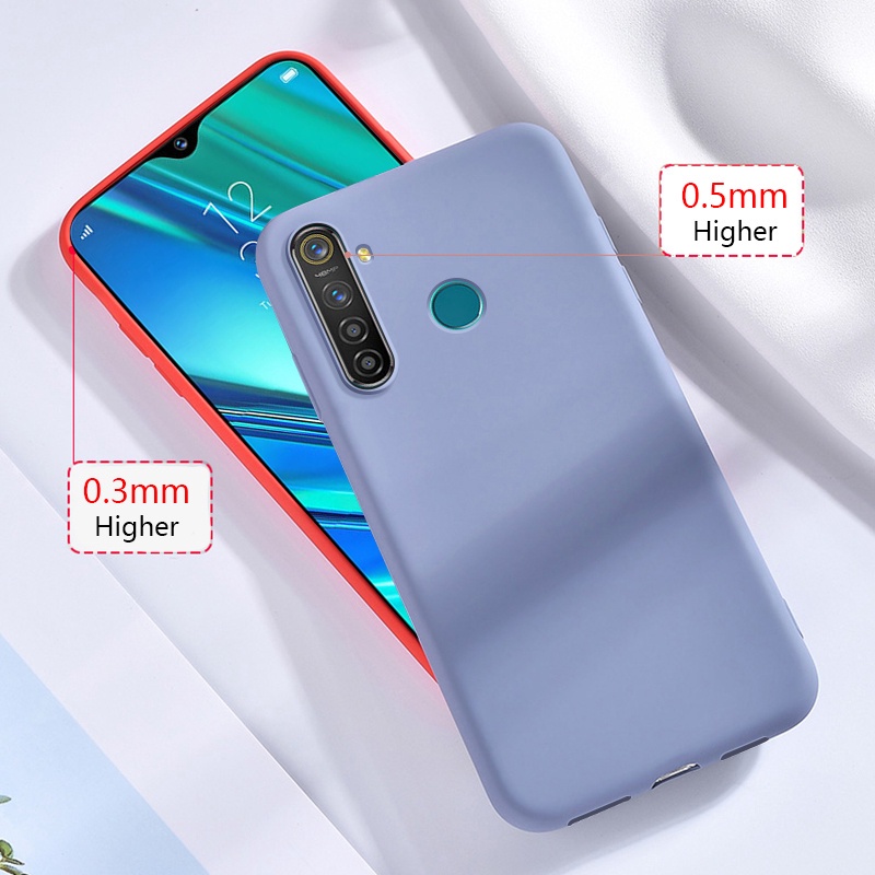 Ốp điện thoại silicon mềm chống bụi bẩn bảo vệ toàn diện cho Realme C21y C20 C11 C25s C25 C15 C12 C3 Narzo 30A