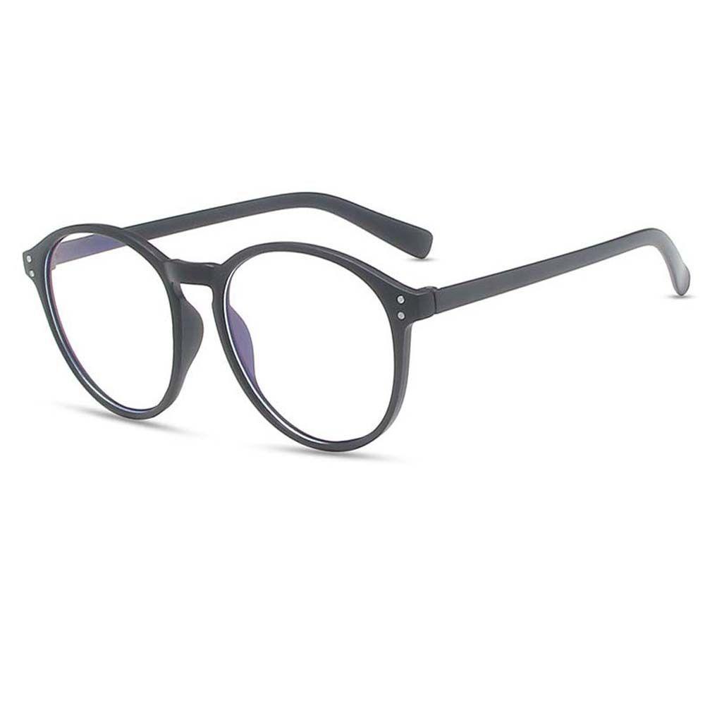Mắt Kính Gọng Tròn Trong Suốt Chống Bức Xạ Phong Cách Hàn Quốc Thời Trang Cho Nữ