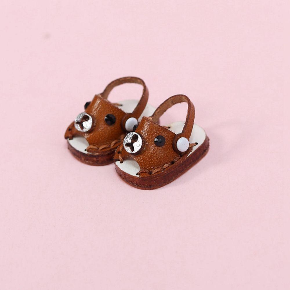 LUOL Giày Búp Bê Da Bò Handmade Dành Cho Búp Bê obitsu11GSCbody9OB11 1 / 11 OB11