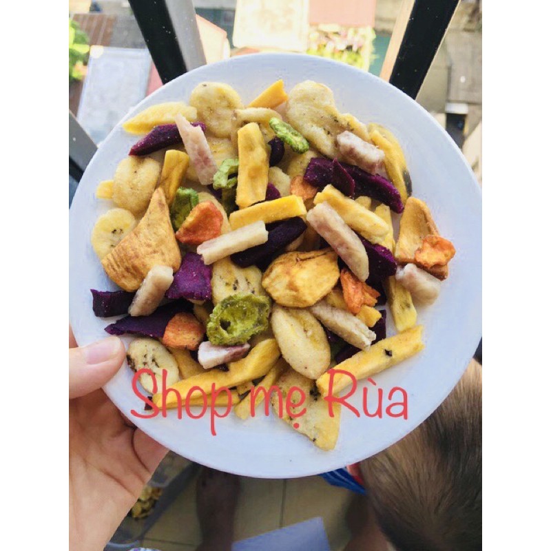 [KH KHÔNG ĐẶT MUA SP NÀY - SHOP THUỘC KHU VỰC BỊ PHONG TOẢ] 500gr Hoa quả sấy vụn (Trái cây sấy vỡ)