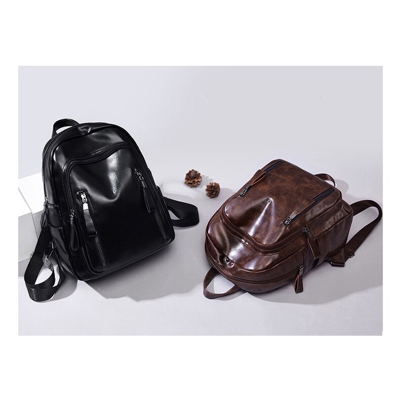 Ba Lô Chuwanglin Làm Bằng Da Thiết Kế Thời Trang Đa Năng