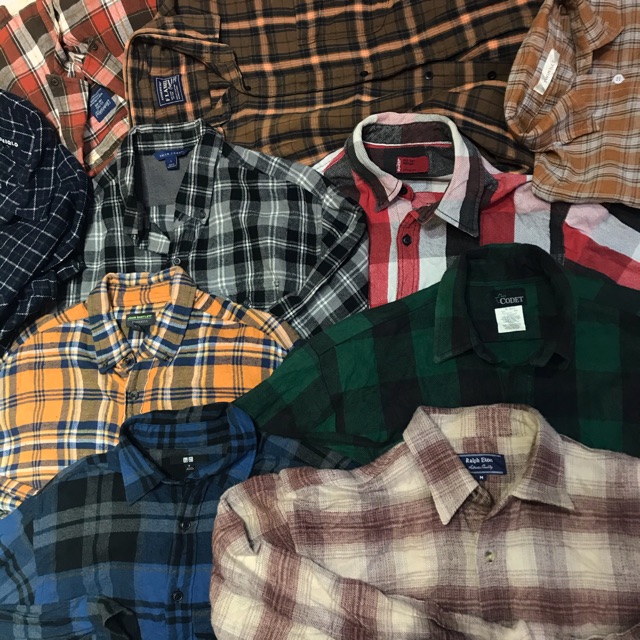 Sơ Mi Flannel Hàng Hãng Vintage|IB chọn mẫu trước khi đặt hàng